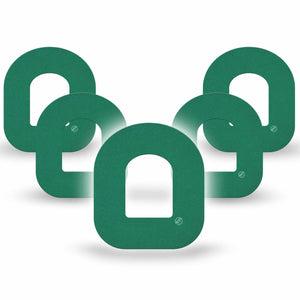 ExpressionMed Forest Green Omnipod Tape, 5-Pack Tape Pantone Color, Adhesive Patch Pump Design