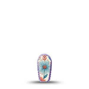 ExpressionMed Desert Wildflower Dexcom G6 Sticker, Single Sticker Graphic floral illustration Decorative Adhesive Tape for CGM