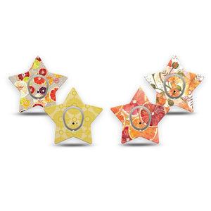 ExpressionMed Citrus Crush Dexcom G7 and Dexcom Stelo Glucose Biosensor System Star, tape and sticker  fresh fruit pattern Plaster for CGM