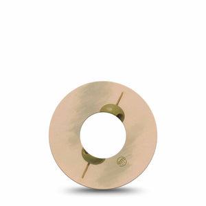 ExpressionMed Olives Freestyle Libre, Libre 2 Plus, and Abbott Lingo, Single Tape Olive branch inspired Fixing Ring Patch for CGM