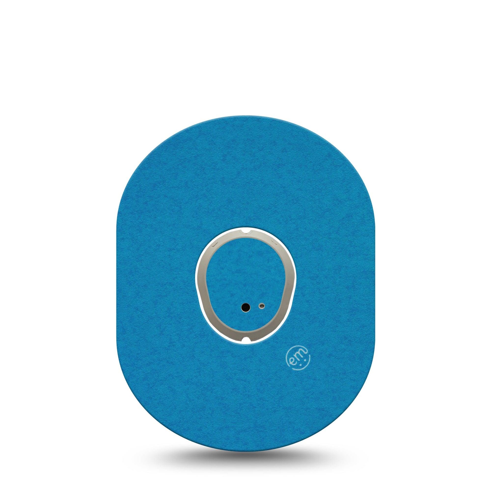 ExpressionMed Teal Dexcom G7 Tape, Dexcom Stelo Glucose Biosensor System, Single Tape and Single Sticker Basic Color, Overlay Tape CGM Design