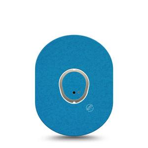 ExpressionMed Teal Dexcom G7 Tape, Dexcom Stelo Glucose Biosensor System, Single Tape and Single Sticker Basic Color, Overlay Tape CGM Design