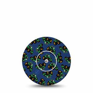 ExpressionMed Tractors Freestyle Libre and Libre 2 Plus Sticker and Tape, Abbott Lingo, Kids Tractor Print, Adhesive Sticker and Tape Design Continuous Glucose Monitor Design