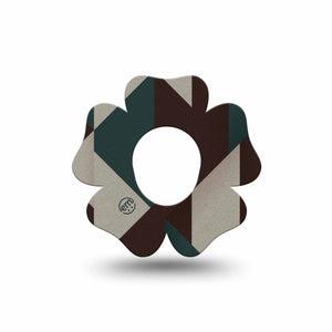 ExpressionMed Timberline  Dexcom G7 and Dexcom Stelo Glucose Biosensor System Flower, Single Tape Abstract forest inspired Adhesive Tape for CGM
