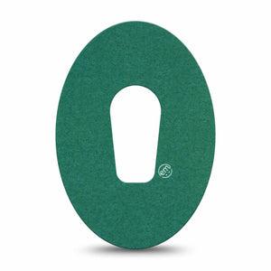 ExpressionMed Forest Green Dexcom G6 Tape, Single Tape Nature Green Tone, Plaster Continuous Glucose Monitor Design