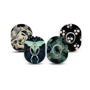 ExpressionMed Gothic Wilderness Dexcom G7 and Dexcom Stelo Glucose Biosensor System Mini, tape and sticker  moody woodland aesthetic Adhesive Tape for CGM