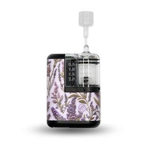 ExpressionMed Stitched Bloom Mobi Sticker, Single Sticker Lavender stitch Waterproof Sensor Cover For Insulin Pump