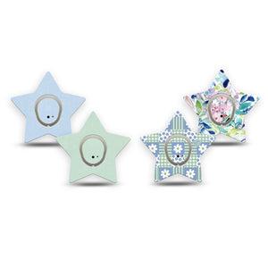 ExpressionMed Soft Balance Dexcom G7 and Dexcom Stelo Glucose Biosensor System Star, tape and sticker  Soft color floral Plaster for CGM
