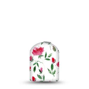 ExpressionMed Rose Garden Pod Full Wrap Sticker Pod Full Wrap Sticker Single Sticker Pinky-red small scale roses Vinyl Decoration  Pump design