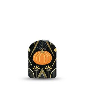 ExpressionMed Art Deco Halloween Omnipod Full Wrap Center Sticker, Single Sticker Only Black Cats Art Deco, Vinyl Decoration Pump Design