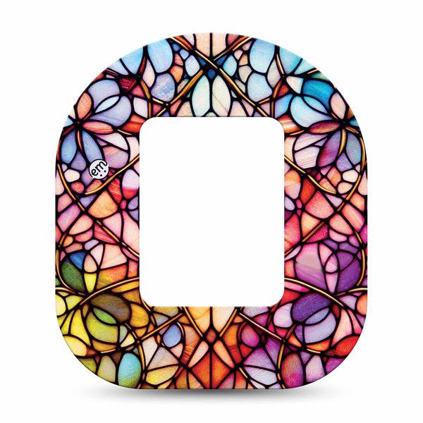 ExpressionMed Stained Glass Tandem Mobi, Single Tape stained glass mandala aesthetic Best Covers For Insulin Pump