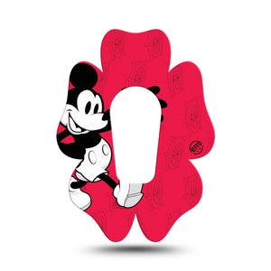 ExpressionMed Magical Mouse Dexcom G6 Flower Shape Tape Single Tape Walt Disney Mickey Mouse Adhesive Patch Continuous Glucose Monitor Design