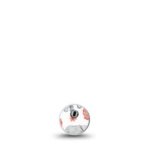 ExpressionMed Sweet Elephants Freestyle Libre 3 and Libre 3 Plus Sticker, Single Sticker playful elephant print Waterproof Adhesive Tape for CGM