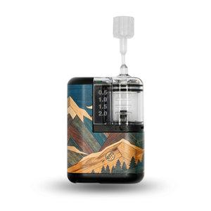 ExpressionMed Wood Mountains Mobi Sticker, Single Sticker rustic landscape design Waterproof Sensor Cover For Insulin Pump