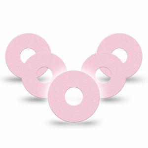 ExpressionMed Baby Pink Freestyle Libre 3 and Libre 3 Plus Tape, 5-Pack Tape Solid Shade Of Pink, Adhesive Tape Continuous Glucose Monitor Design