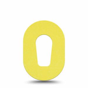 ExpressionMed Butter Yellow Dexcom G6 Mini Tape, Single Tape Muted Yellow Hue, Adhesive Tape CGM Design