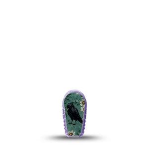 ExpressionMed Crows Dexcom G6 Sticker, Single Sticker vintage crow daisies Decorative Adhesive Tape for CGM