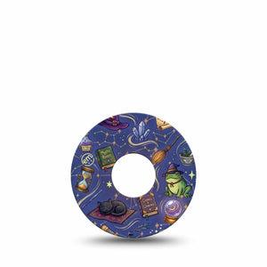 ExpressionMed Wizarding World Freestyle Libre 3 and Libre 3 Plus, Single Tape spellbinding wizard style Overlay Patch for Continuous Glucose Monitor