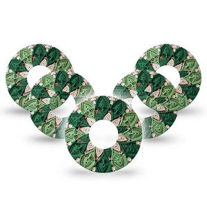 ExpressionMed Knit Monstera Infusion Set, 10-Pack Cute woven knit flower Accessories For Pump