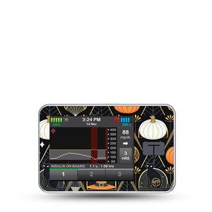 ExpressionMed Art Deco Halloween Tandem T-Slim Sticker, Single Sticker Only Art Deco Era Halloween, Vinyl Decoration Pump Design