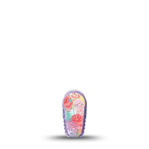 ExpressionMed Spring Flowers Dexcom G6 Sticker, Single Sticker Intricate florals Decorative Adhesive Tape for CGM