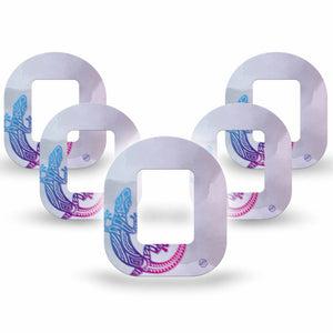 ExpressionMed Ombre Gecko Tandem Mobi 5-Pack Beachy Gecko inspired Pump Patch Design