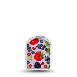 ExpressionMed Wild Berries Omnipod Surface Center Sticker Single Sticker Berry Family Inspired Vinyl Decoration Pump Design