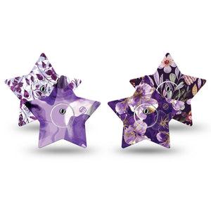 ExpressionMed Moody Plum Freestyle Libre 3 and Libre 3 Plus Star, tape and sticker  Beautiful purple tones Overlay Tape for CGM