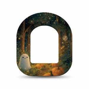 ExpressionMed Woodland Ghost Omnipod Mini, Single Tape cute ghost print Accessories For Pump