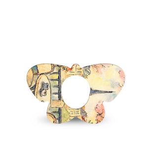 ExpressionMed Café Terrace Dexcom G7 and Dexcom Stelo Glucose Biosensor System Butterfly, Single Tape French painting inspired Overlay Tape for CGM
