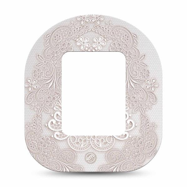 ExpressionMed Vintage Lace Tandem Mobi Tape Single Tape Classic Design Adhesive Tape Pump Design