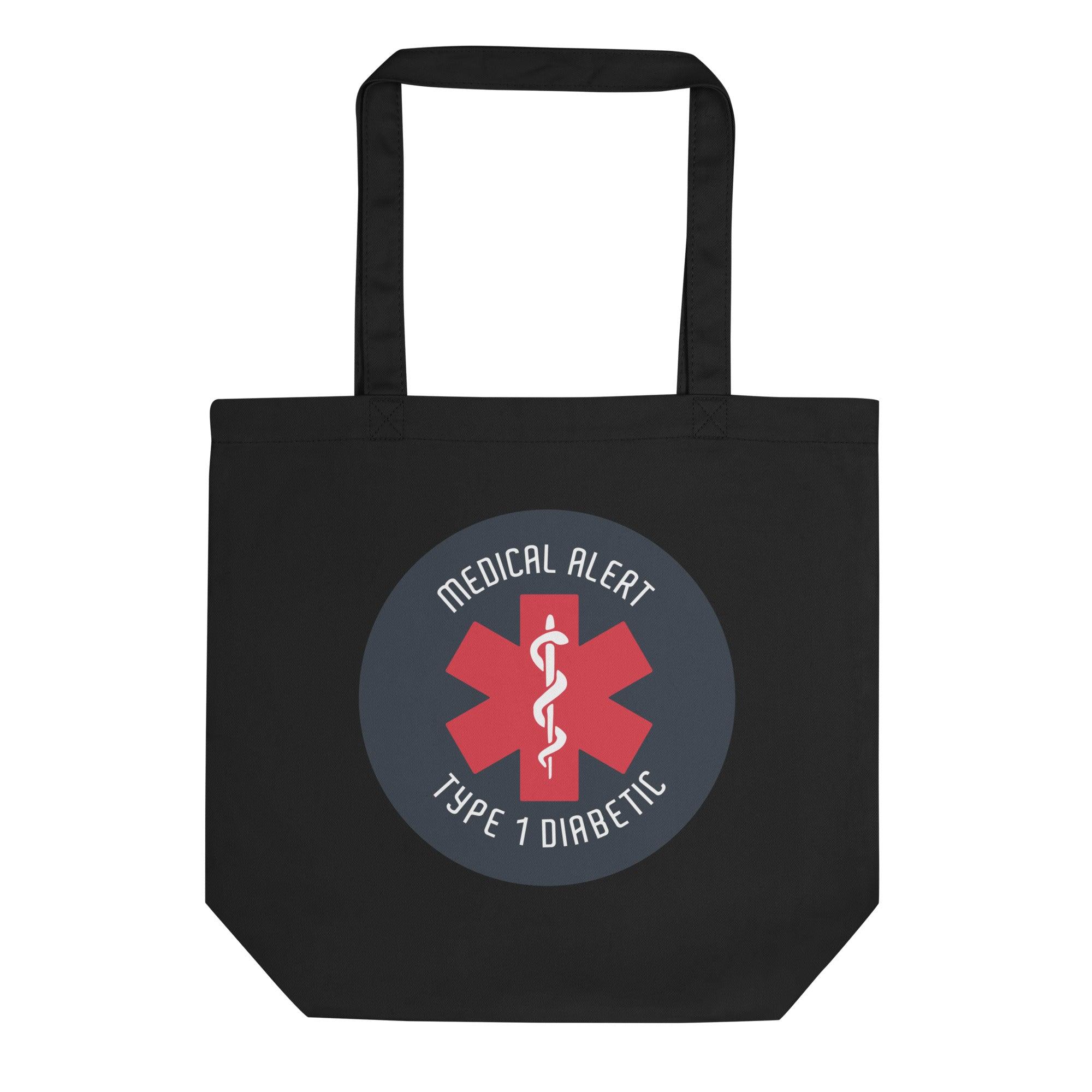 ExpressionMed Type 1 Diabetic Alert Eco Tote Bag