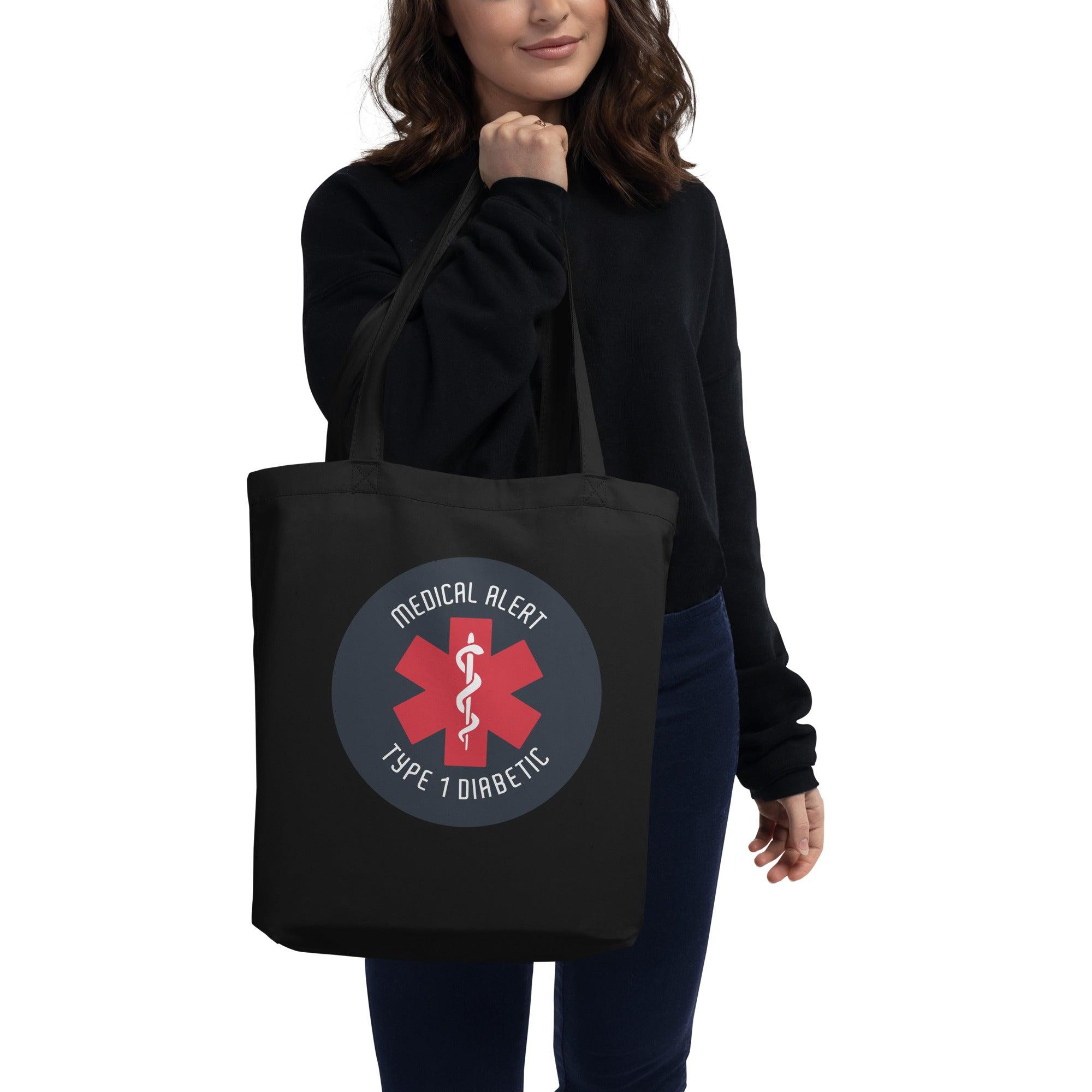 ExpressionMed Type 1 Diabetic Alert Eco Tote Bag