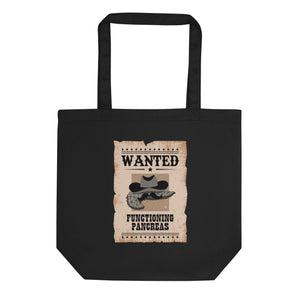 ExpressionMed Wanted Poster in Antique Brown Eco Tote Bag