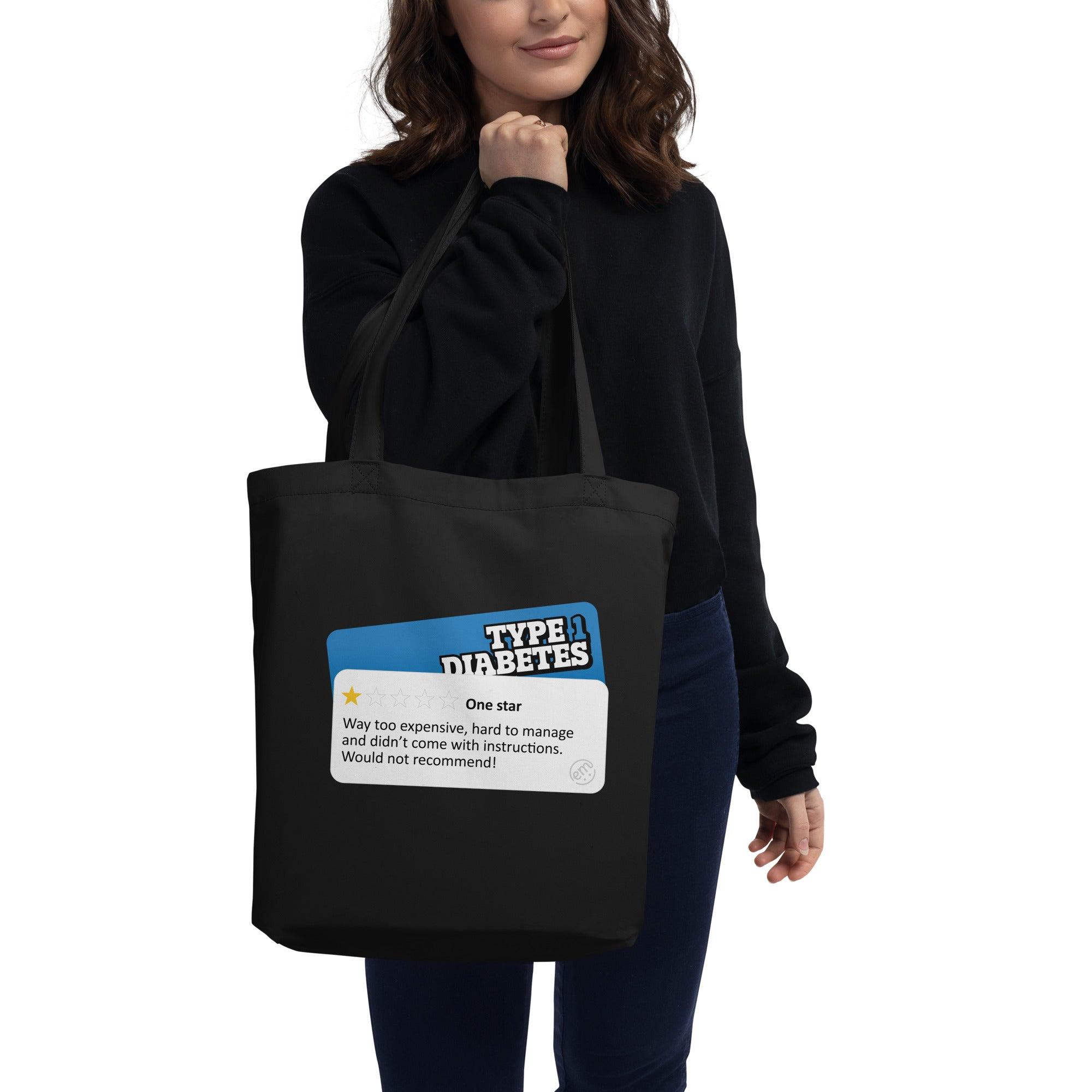 ExpressionMed Type 1 - 1 Star Review Eco Tote Bag