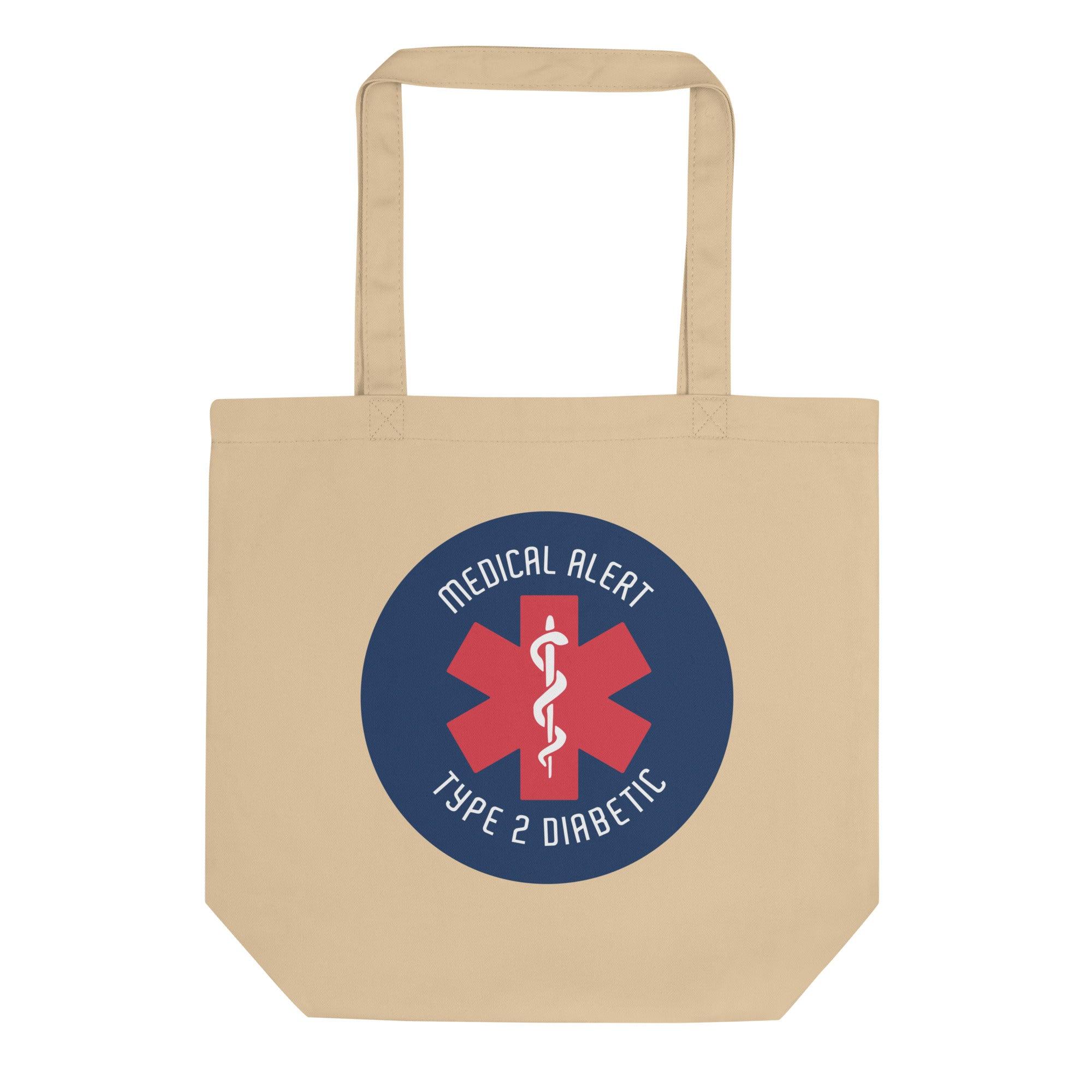 ExpressionMed Type 2 Diabetic Alert Eco Tote Bag