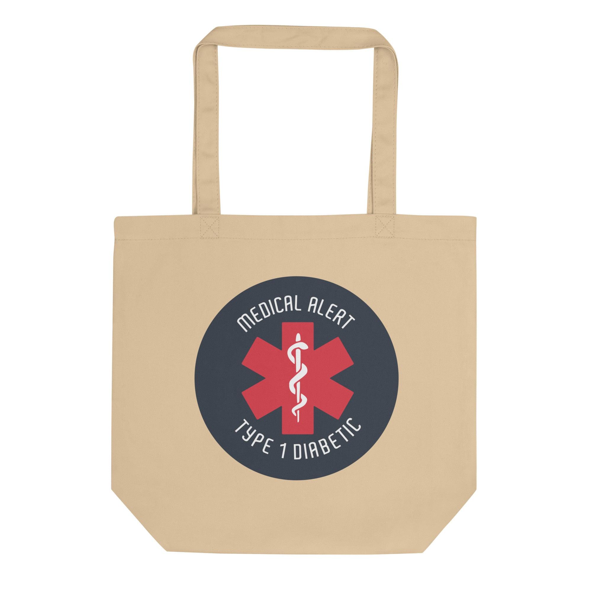 ExpressionMed Type 1 Diabetic Alert Eco Tote Bag