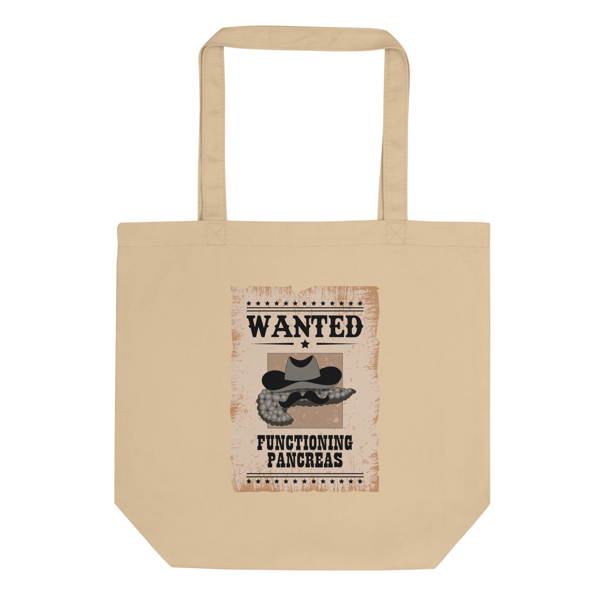 ExpressionMed Wanted Poster in Antique Brown Eco Tote Bag