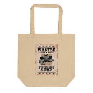 ExpressionMed Wanted Poster in Antique Brown Eco Tote Bag