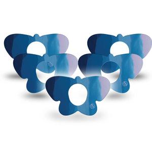 ExpressionMed Watercolor Skies Dexcom G7 Butterfly Shape Tape, Dexcom Stelo Glucose Biosensor System, 5-Pack Tape Pastel Skies, Adhesive Tape CGM Design