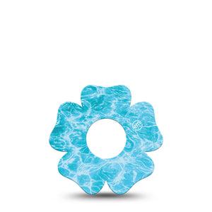 ExpressionMed Sunlit Water Infusion Flower, 5-Pack Blue water Best Covers For Insulin Pump