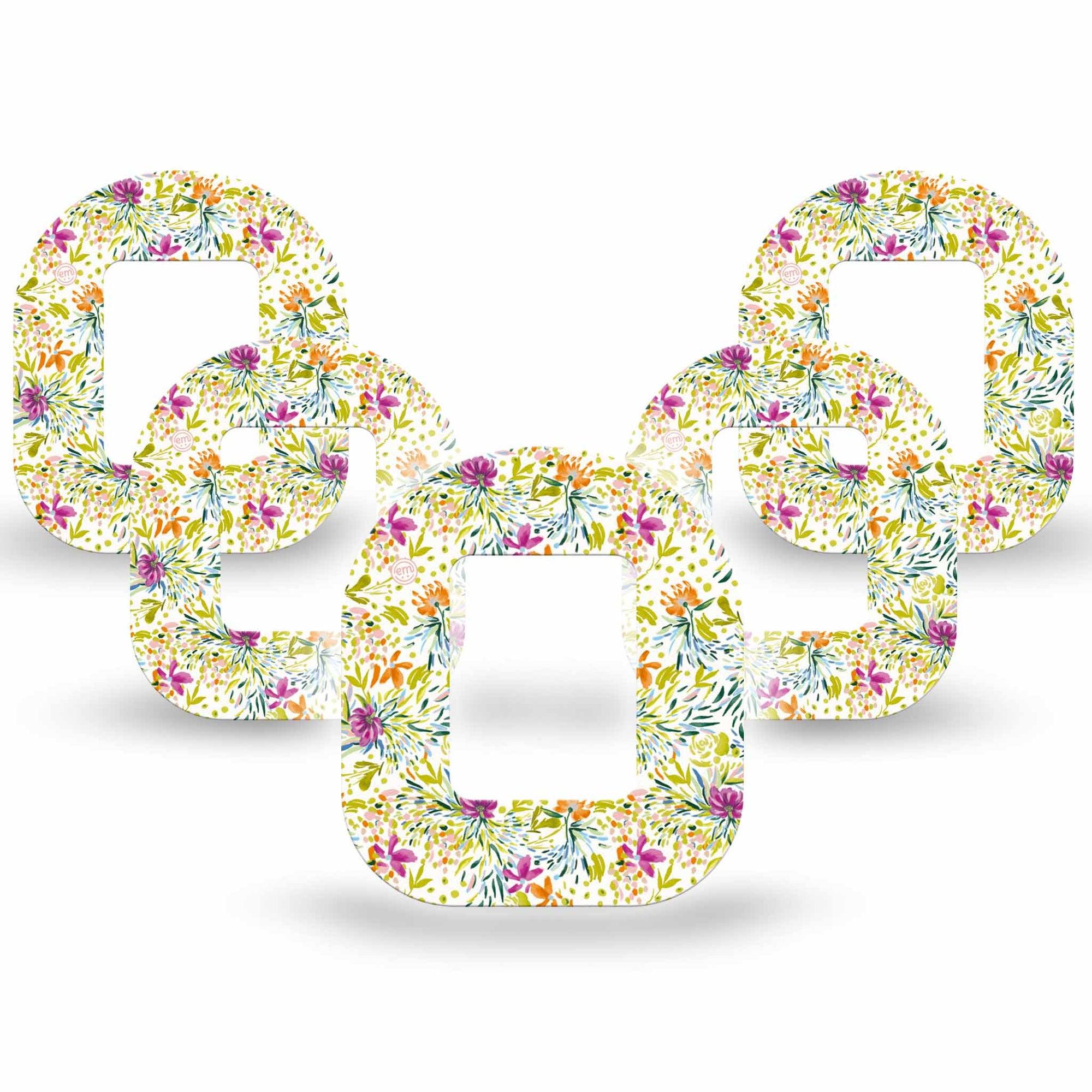 ExpressionMed Summer Greenery Tandem Mobi Tape 5-Pack Tape Bright Nature Adhesive Tape Pump Design