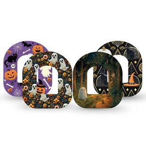 ExpressionMed Halloween Forest Omnipod, 4-Pack Tape halloween forest artwork Decorative Adhesive Tape For Pump