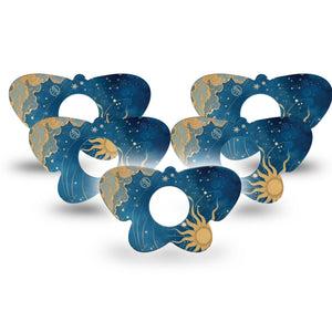 ExpressionMed Mystic Skies Infusion Butterfly, 10-Pack Dreamy sky Fixing Ring Tape For Pump