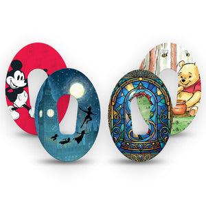 ExpressionMed Fairytale Dexcom G6, 4-Pack Tape dreamy fantasy character design Decorative Adhesive Tape for CGM