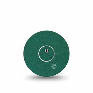 ExpressionMed Forest Green Freestyle Libre 3 and Libre 3 Plus Sticker and Tape  Basic Color, Vinyl Sticker and Tape Pairing CGM Design