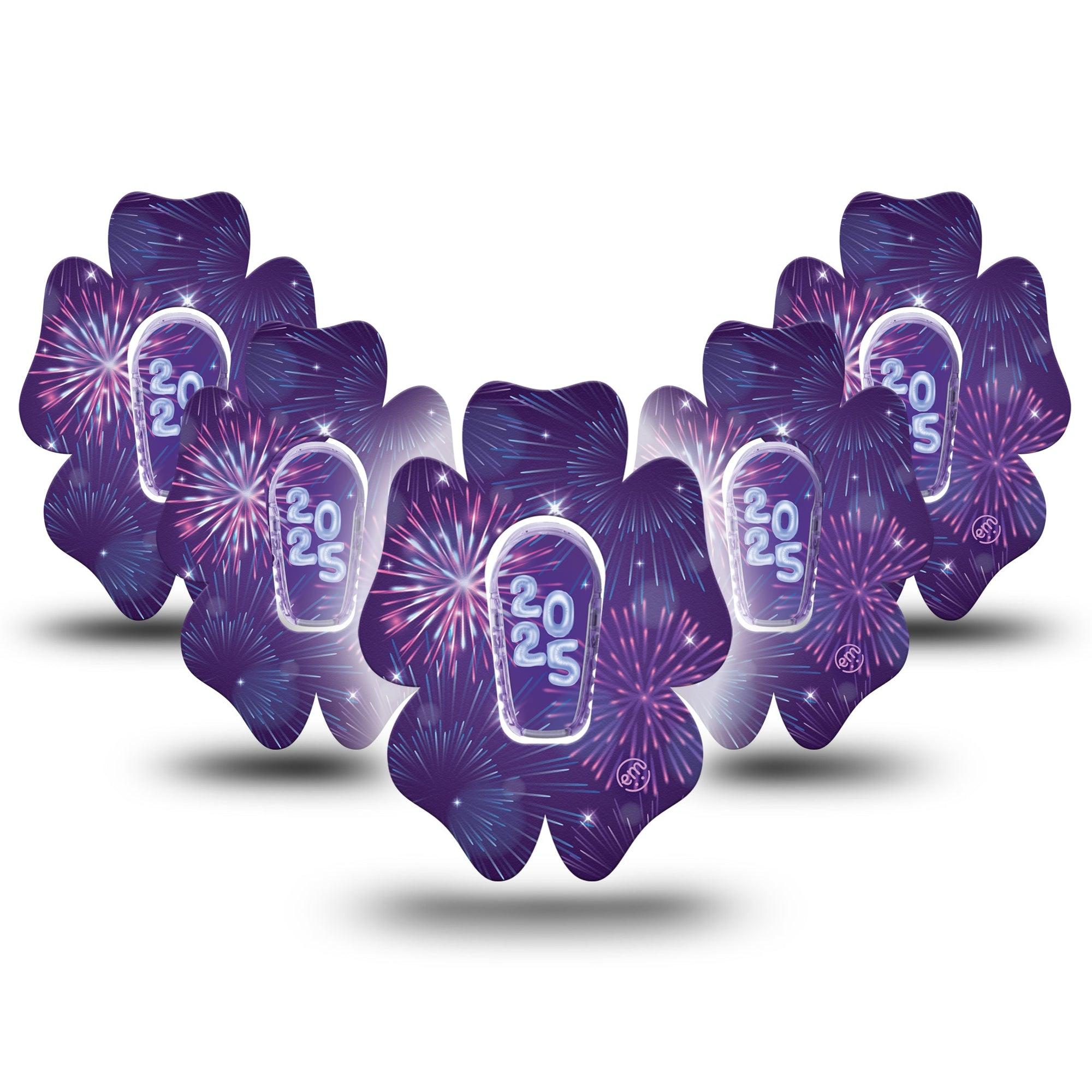 Purple Pink Hued Fireworks,