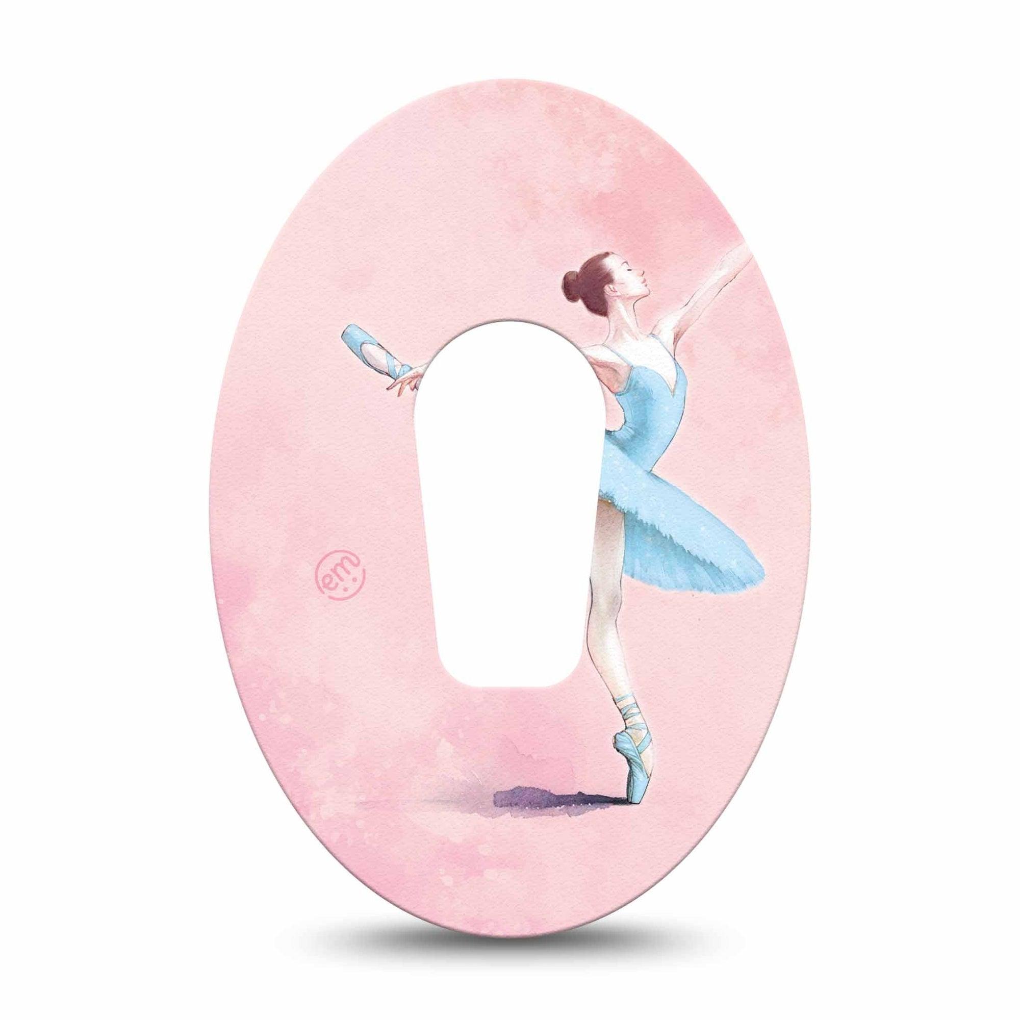 ExpressionMed Ballerina Dexcom G6 Tape Single nutcracker ballet dancer Plaster CGM Design