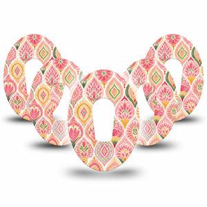 ExpressionMed Blush Dexcom G6, 5-Pack subtle pink texture Best Covers for CGM