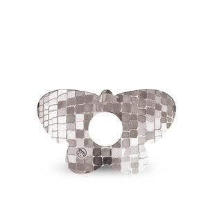 ExpressionMed Mirror Ball Freestyle Libre 3 and Libre 3 Plus Butterfly, Single Tape Silver inspired ball Waterproof Adhesive Tape for CGM